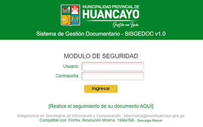 Sistema de seguimiento de documentos